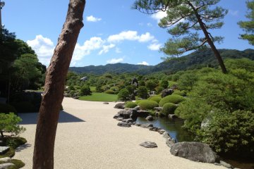 아다치 미술관 정원