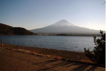 富士山的夕阳