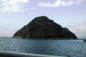 Awa Island (Awashima) as we were approaching by boat.