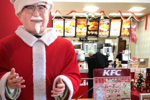 Colonel Sanders does bear a striking resemblance to Santa Claus!