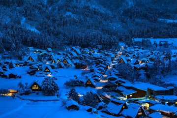 A real winter wonderland - but Shirakawago is beautiful year round