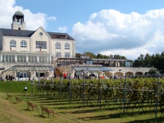 The winery's main building