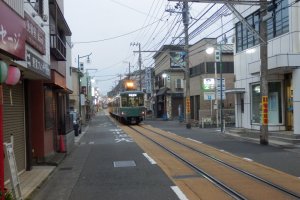 The Enoden Line as a tramway