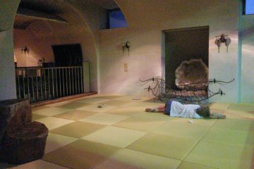 Tatami floored relax-room