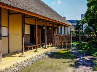 The house features typical Edo Period architecture