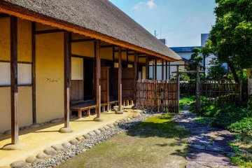 The house features typical Edo Period architecture