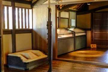 The interior of the house is immaculately maintained and gives visitors a glimpse of how the Samurai lived