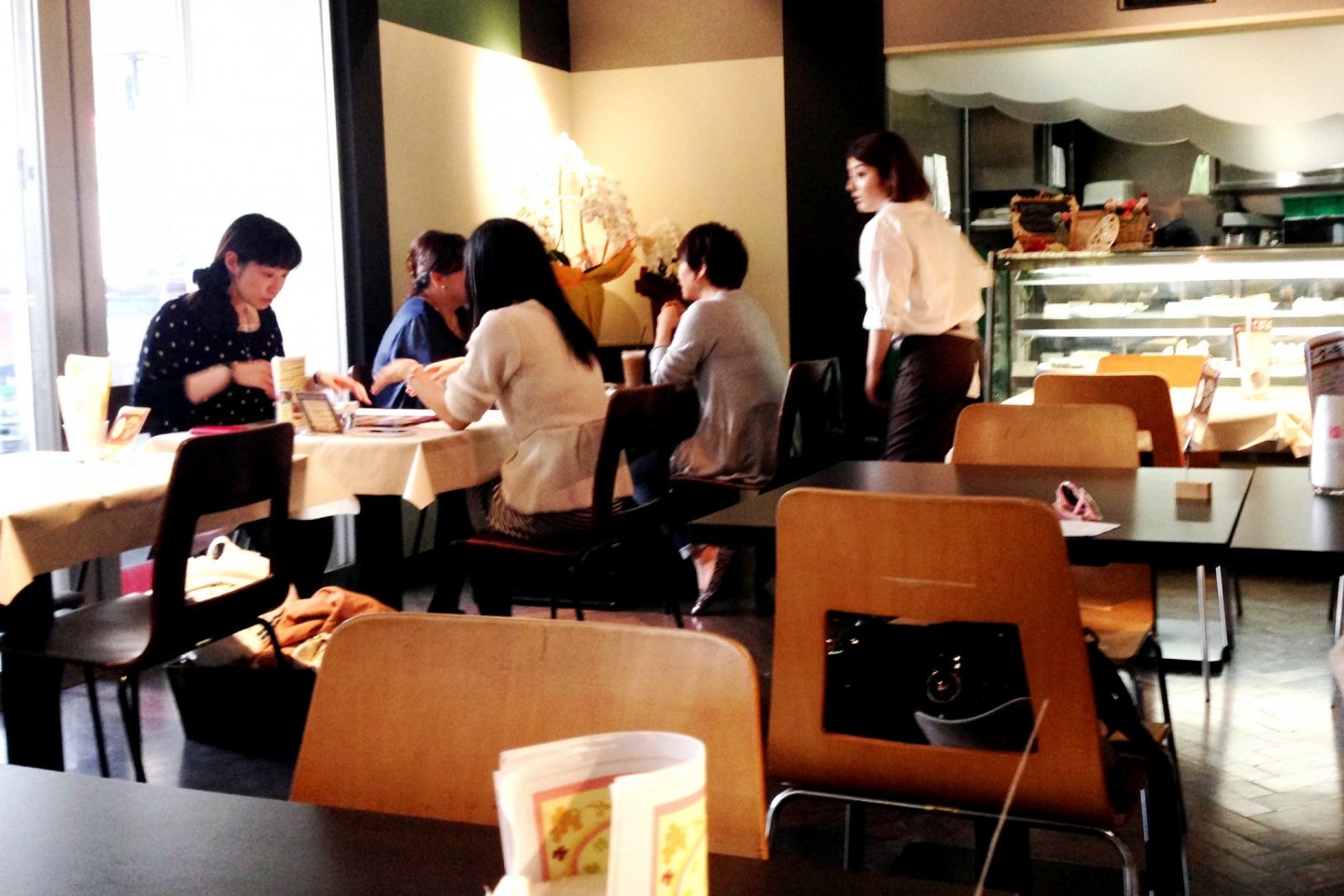 Say hi to Sato san and the friendly team at Cafe de Take at Harajuku Omotesando