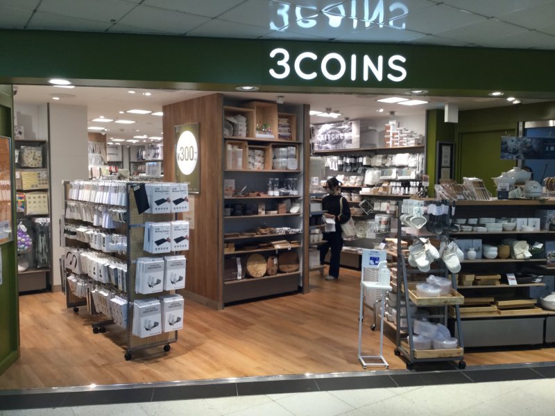 3 Coins storefront