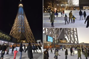 Ice-skating returns to Tokyo Skytree this year