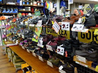 In addition to hiking shoes, there is also a decent range of casual shoes