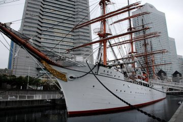 Nippon Maru, At anchor, Minato Mirai Yokohama