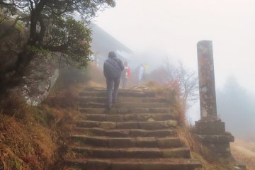 Last stairway to the top