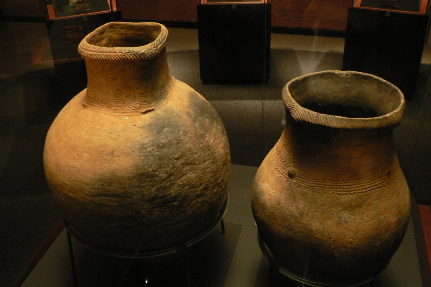 Examples of Jomon period pottery will be on display at the event