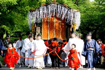 Аой мацури в Киото проходит 15 мая