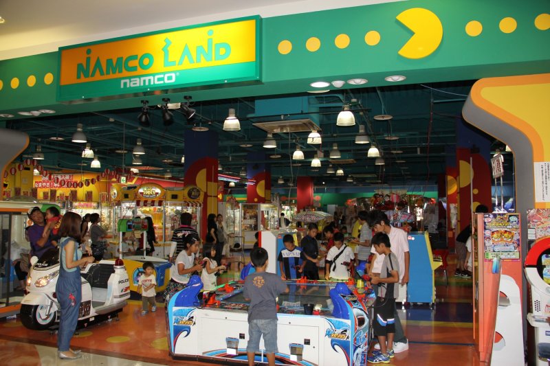 <p>Namco Land in the Ryukyu Aeon Gushikawa Shopping Center in on the extreme northern end of the second floor</p>