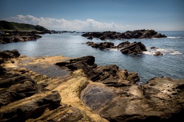 Jogashima's rugged coastline