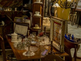 It was interesting to see British antiques as a foreign treasure