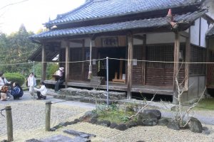 Hibara temple, the first stop on the trail