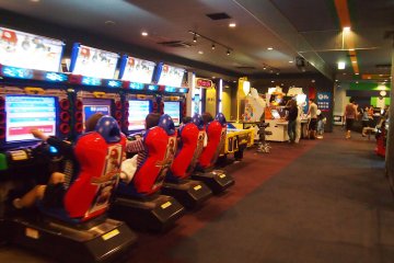 Arcade games galore! The overnight package includes all arcade games, no troublesome coins needed!