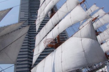 เรือ "นิปปอน มารุ" ที่โยโกฮาม่า