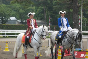 <p>Parade to start the horse show.</p>