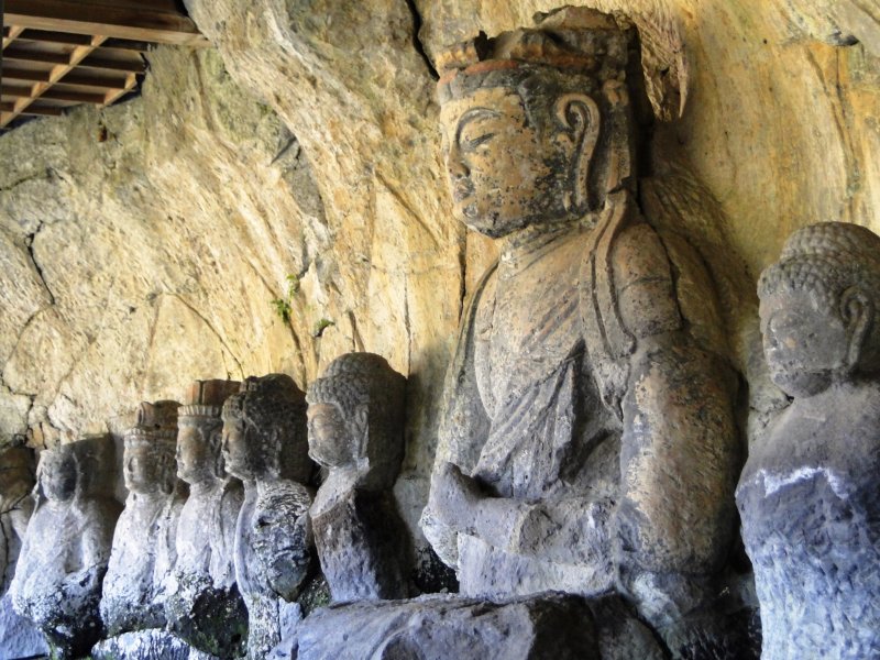 The large buddha here is regarded as one of the finest of its kind in Japan