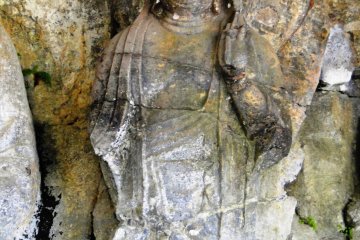 Many of the statues show signs of weathering from years of exposure