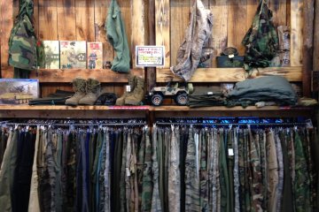 <p>This section in part explains why so many Okinawan farmers are wearing American camouflage fatigues</p>