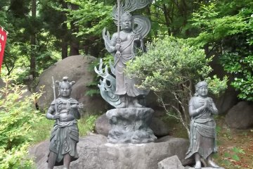 <p>Fudo Myooh, slicing away our bad thoughts with his sword</p>