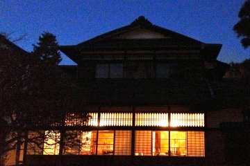 The house of Takahashi Korekiyo, an important politician; 1902, with period interior lighting