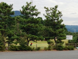 Ground Golf or putt putt golf course next to the hilltop onsen at Hanahotoru&nbsp;Hot Spring Onsen and Ground Golf Resort