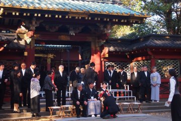<p>A wedding was going on during my visit and there was a mood of celebration&nbsp;in the air.</p>