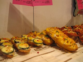 Various savory vegetable breads