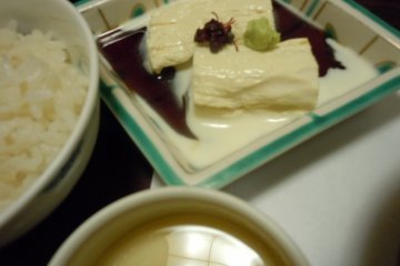 <p>One of my favorite dishes is yuba, the boiled skin of soy milk. I love the creamy, thick layered&nbsp;texture</p>