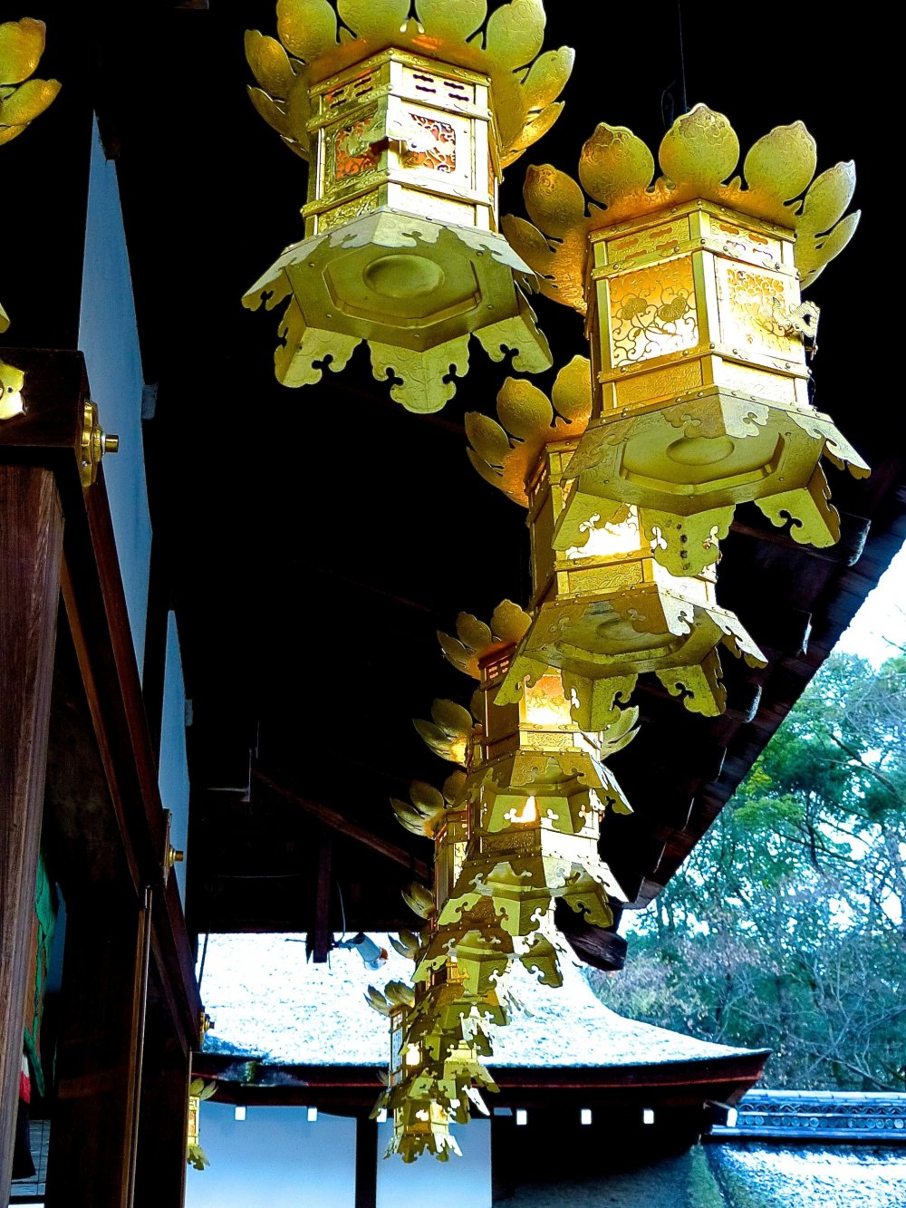 Beautiful line&nbsp;of lanterns