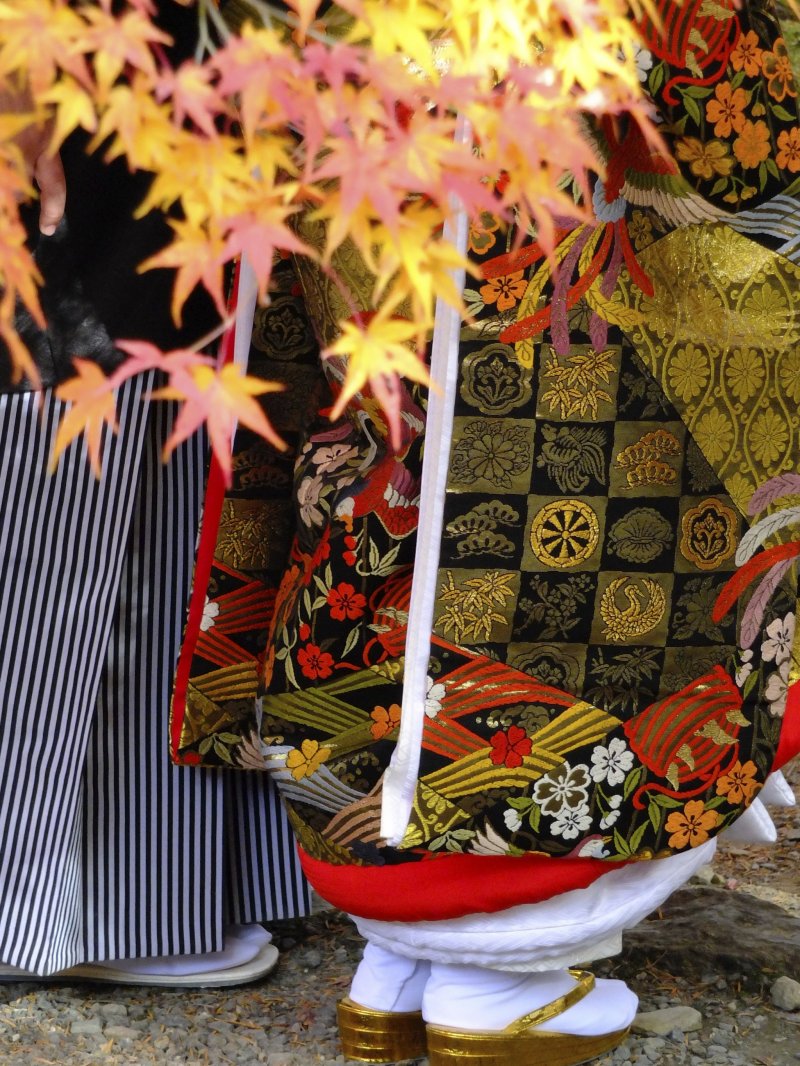<p>Close up of a lovely kimono</p>