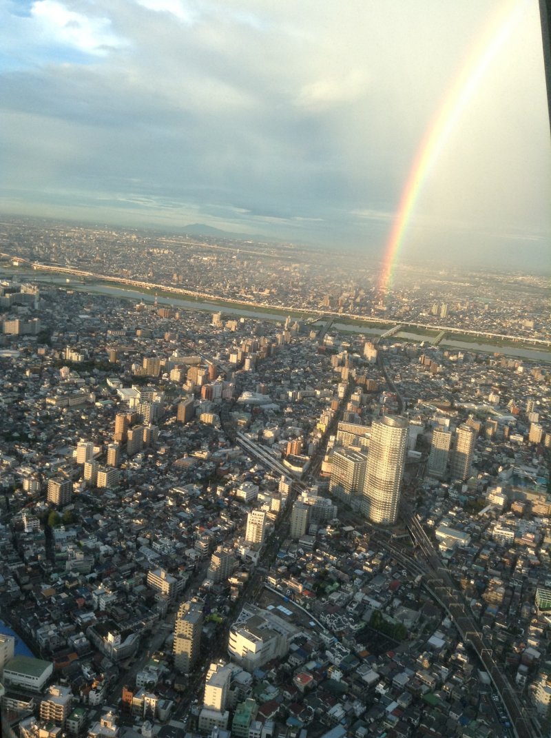 <p>จุดชมวิวของ Tokyo Skytree จะมีสองระดับ คือ ระดับความสูงที่ 350 เมตร และระดับความสูงที่ 450 เมตร โดยจะมีลิฟท์รับส่งที่เรียกว่า Tembo Shuttle ขึ้นลงที่ความเร็ว 600 เมตร ต่อนาที นับว่าเป็นลิฟท์ที่วิ่งเร็วที่สุดในญี่ปุ่น และสามารถบรรทุกผู้โดยสารได้มากถึง 40 คนต่อเที่ยว</p>