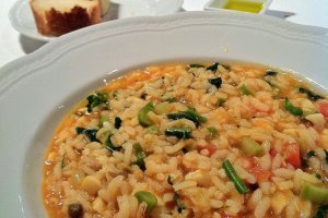 Risotto (white fish) of the day with the lunch set.
