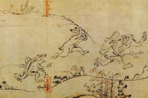 Animal Scroll from Kozanji Japan