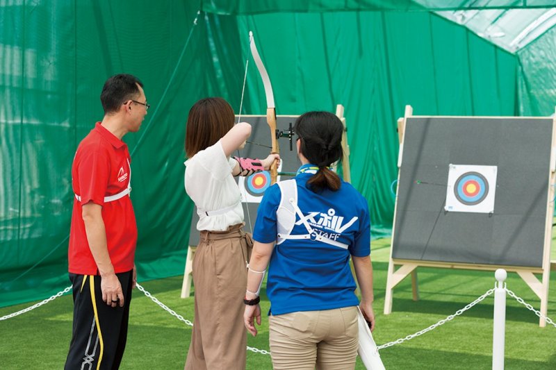Enjoy a relaxing round of archery.